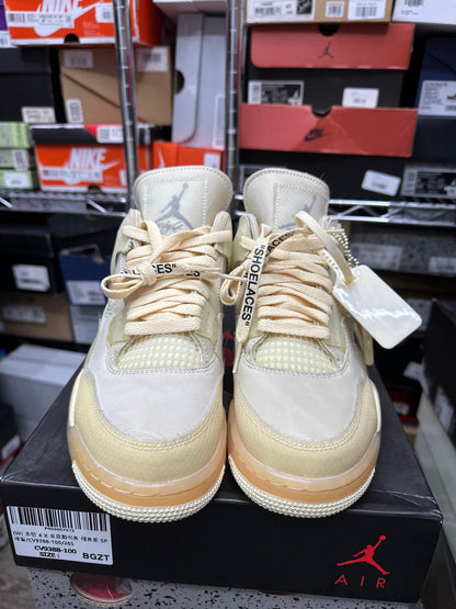 Jordan 4 Off-White Sail New
