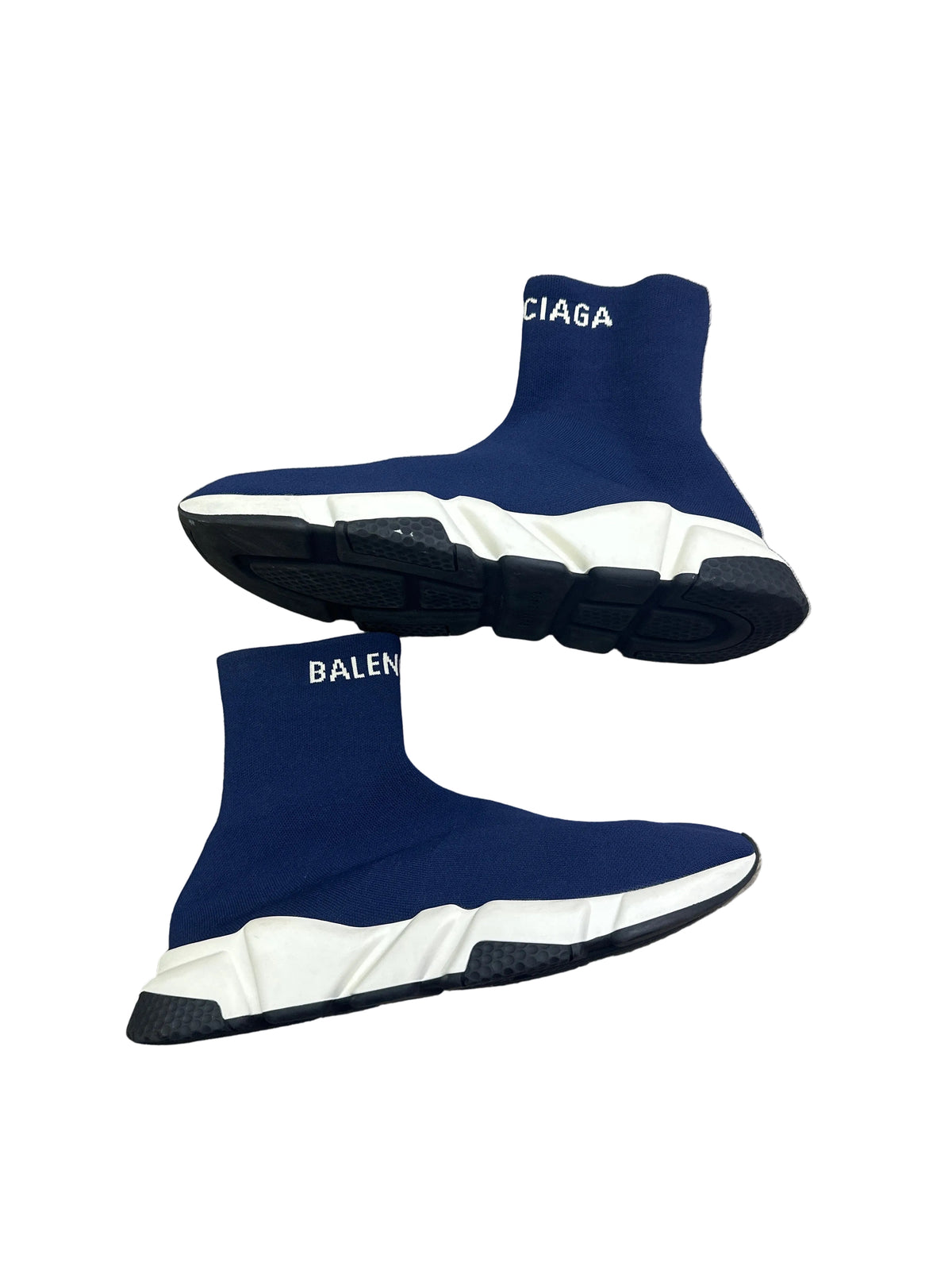 Balenciaga Speed Trainer 2.0 Sock Style Navy Preloved Size 45