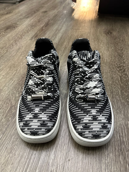 Burberry Check Knit Sneaker B/W Preloved