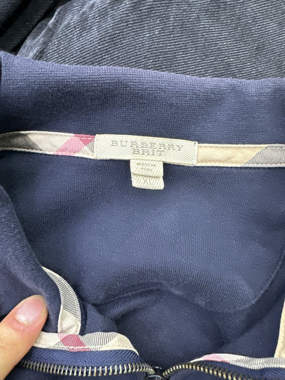 Burberry Navy Blue Quarter Zip Preloved