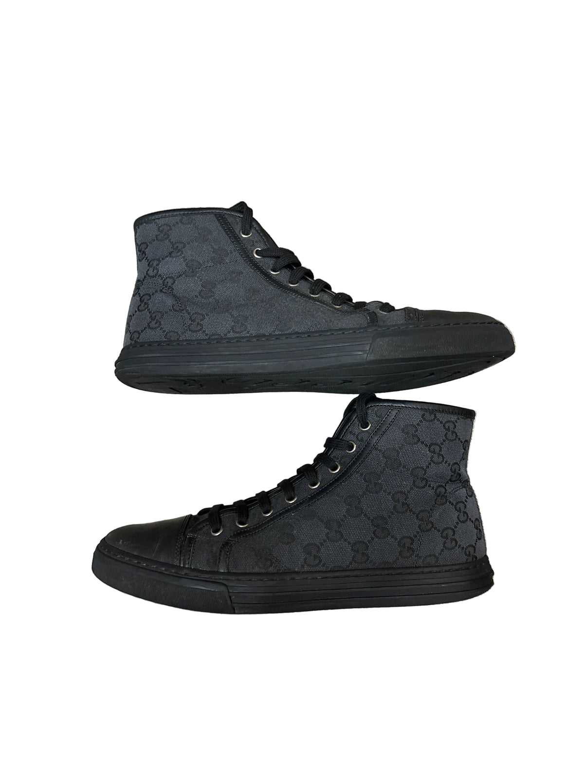 Gucci High GG Canvas Black Preloved