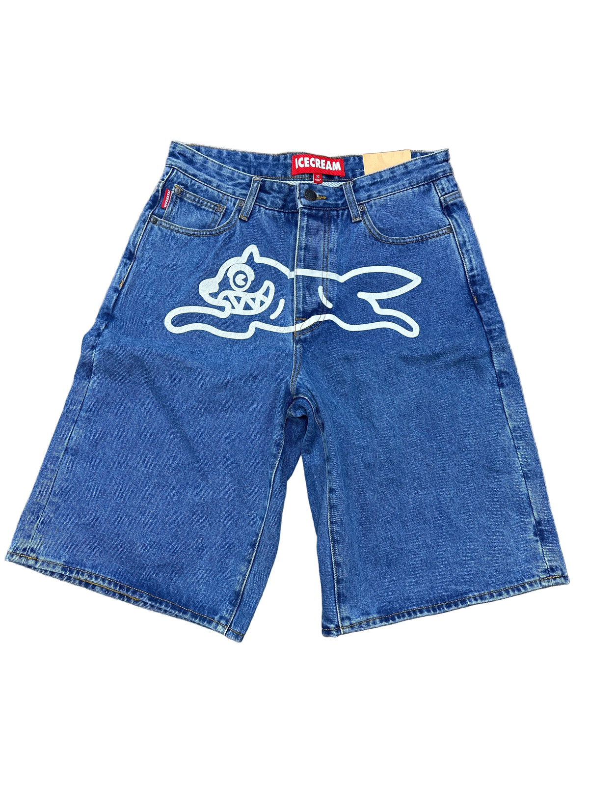 ICECREAM Jean Shorts Blue New