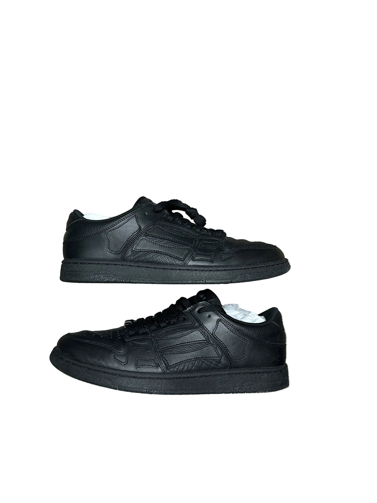 Amiri Skeleton Low Triple Black Preloved Size 44