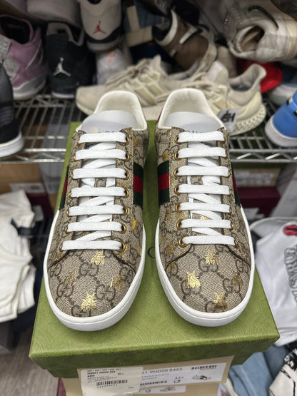 Gucci Ace GG Gold Bee New
