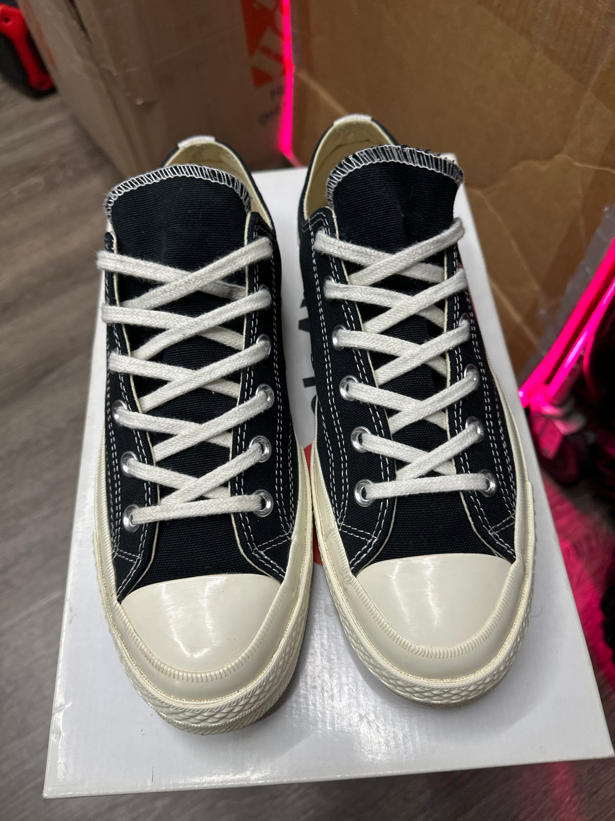 Comme Des Garcons X Converse Low B/W Preloved