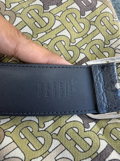 Gucci Microguccissima Pattern Leather Waist Belt
