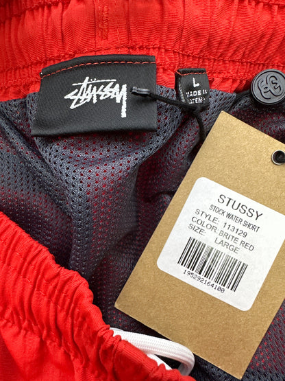 Stussy Swim Shorts Red New