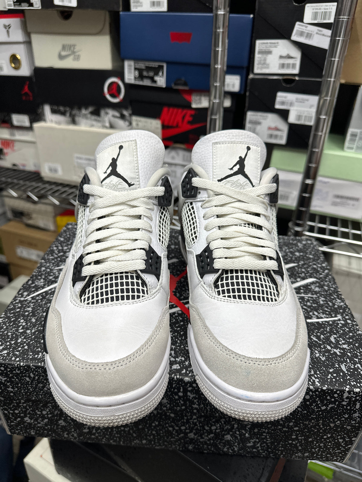 Jordan 4 Military Black Preloved Size 8