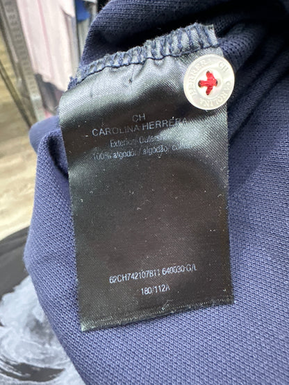 Carolina Herrera Polo Shirt Navy Preloved