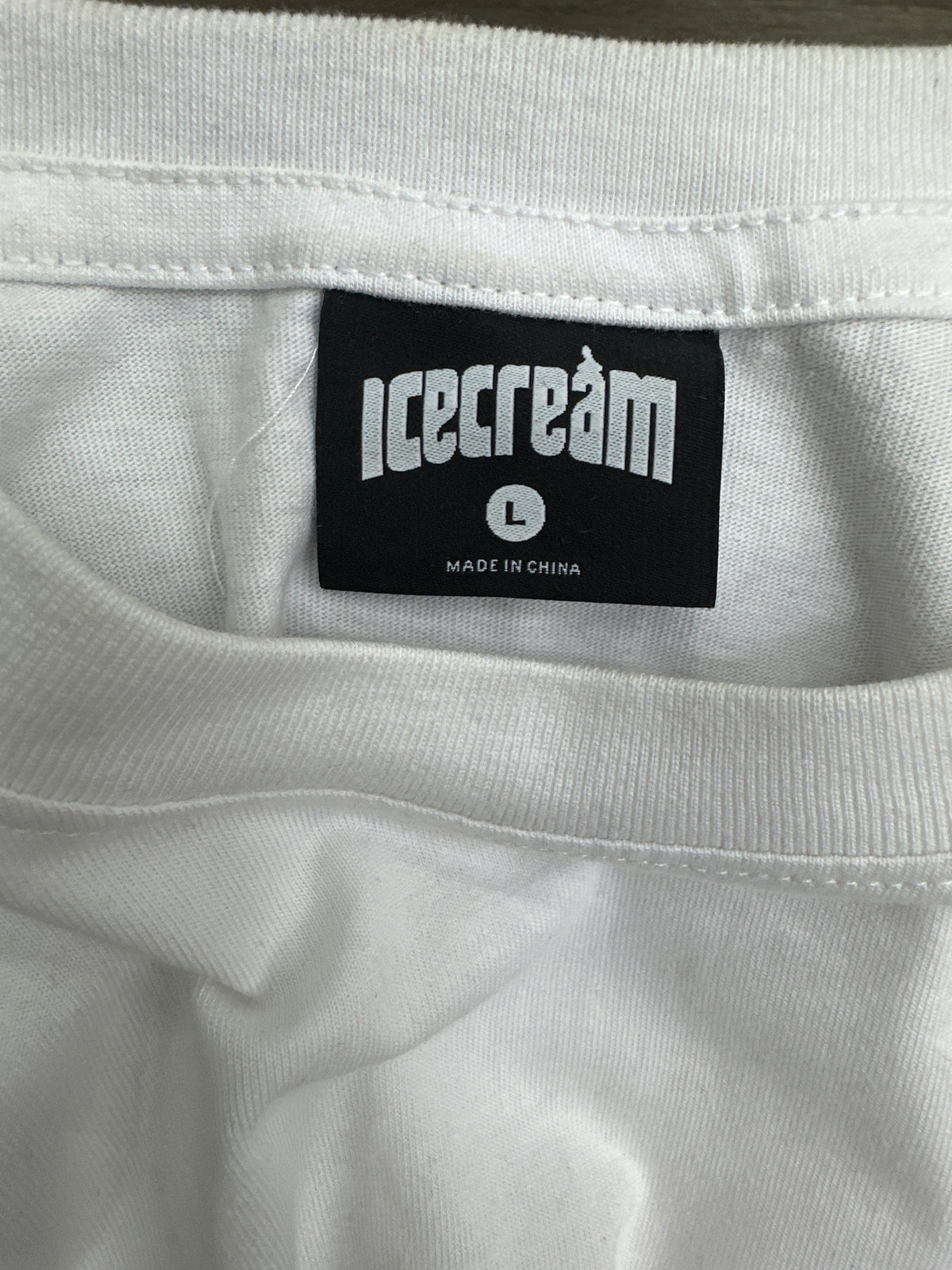 ICECREAM Robot Dog Tee White Preloved