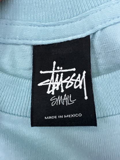 Stussy Tee Light Blue/Multi New