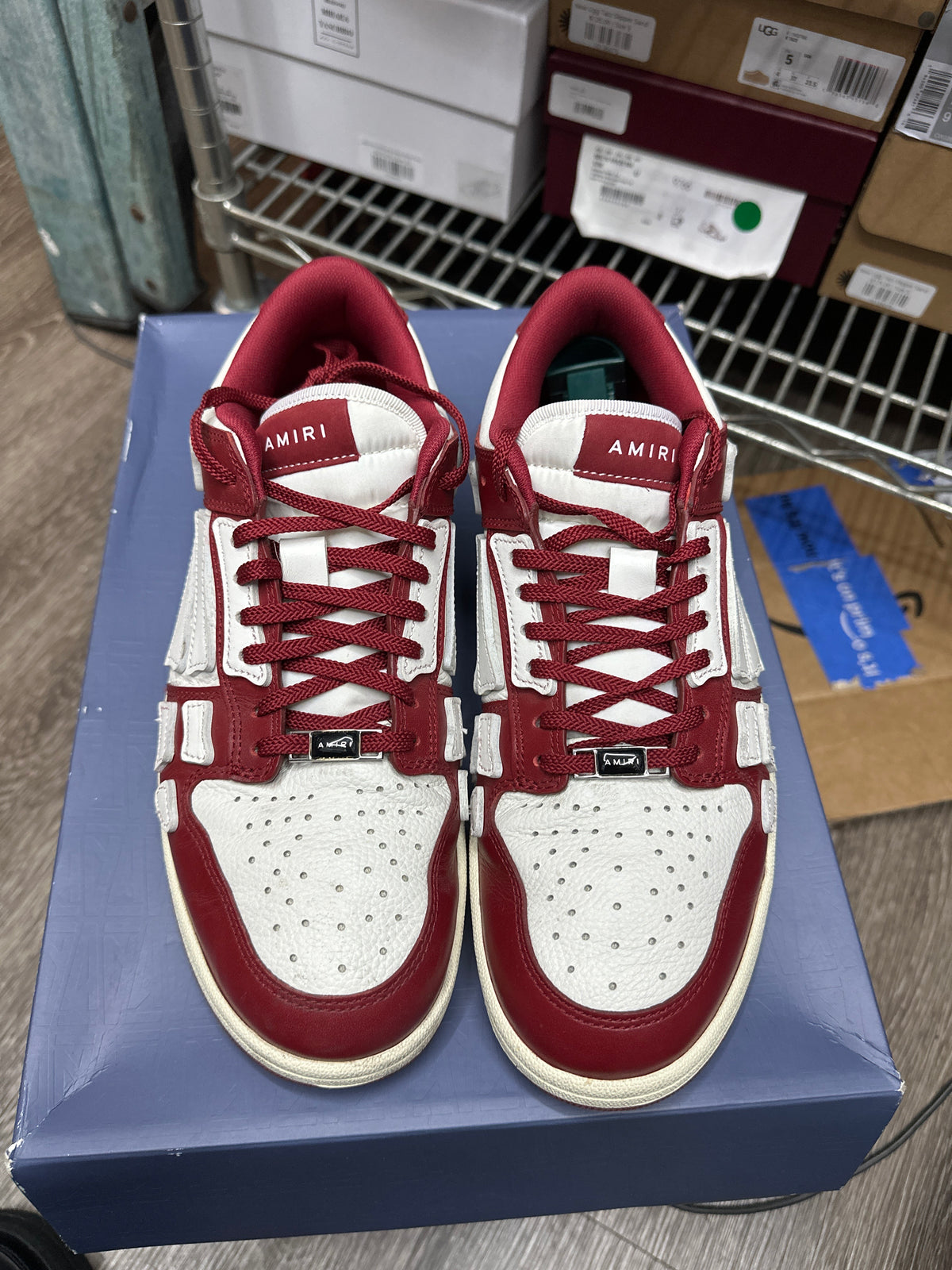 Amiri Skel Top Low in red Preloved