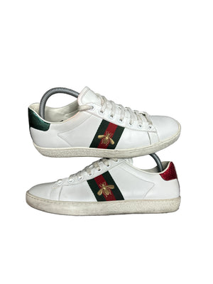 Gucci Ace Bees White/Green/Red Preloved