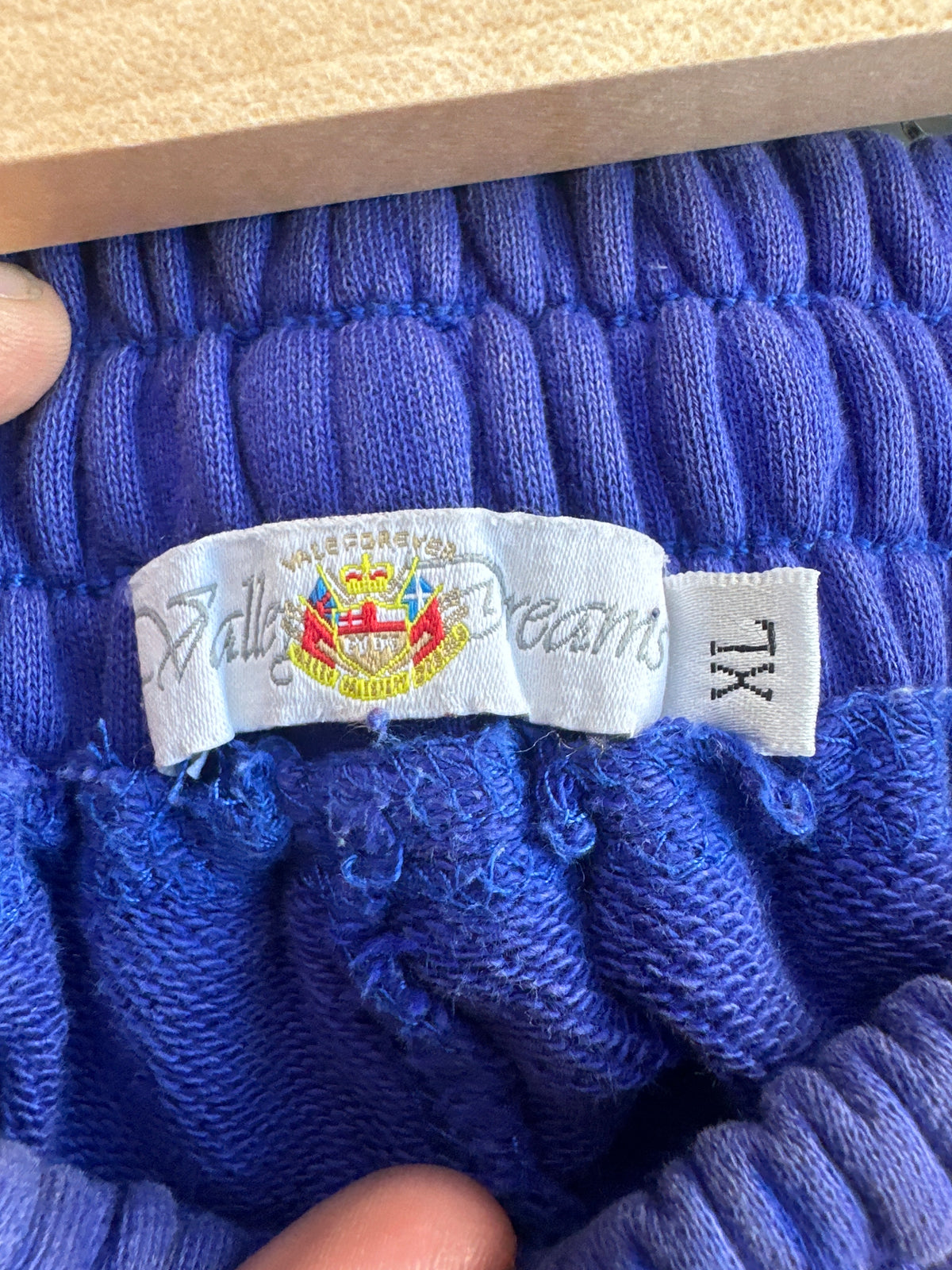 Valle Rhinestone Sweats Washed Blue Preloved