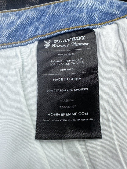 Homme Femme x Playboy Rhinestone Jeans Preloved