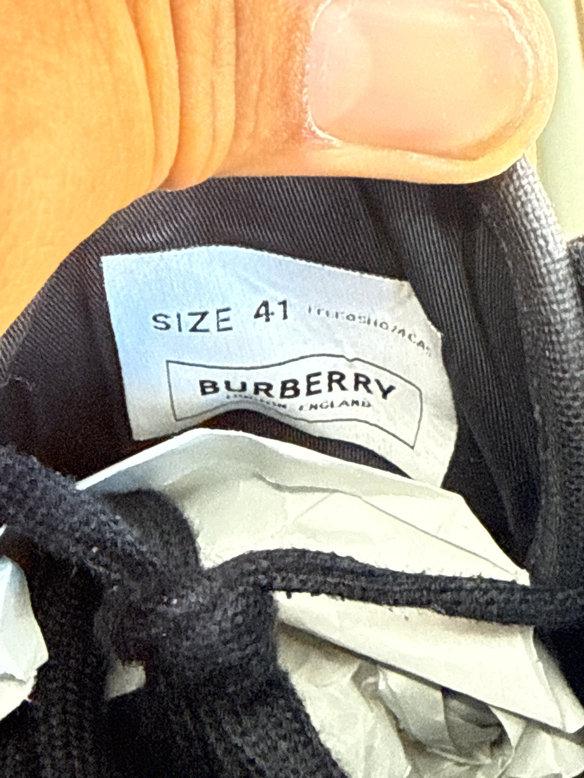 Burberry Low Black Check Sneakers Preloved