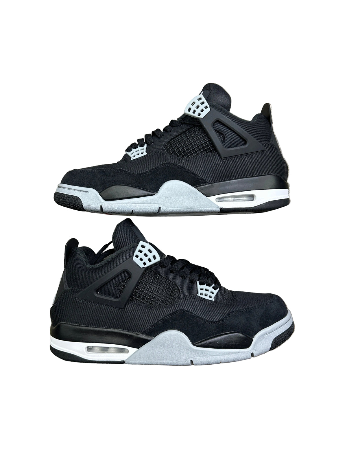 Jordan 4 Black Canvas Preloved