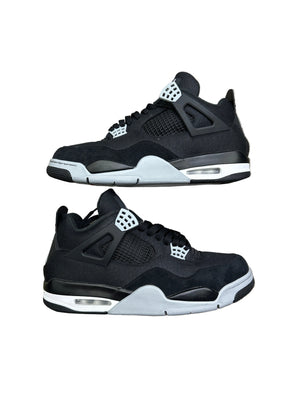 Jordan 4 Black Canvas Preloved