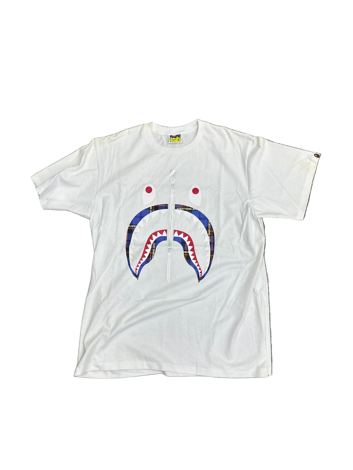 Bape ABC Camo Shark T-Shirt Preloved