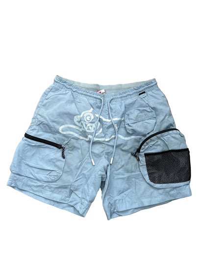 ICECREAM Cargo Shorts Light Blue Preloved