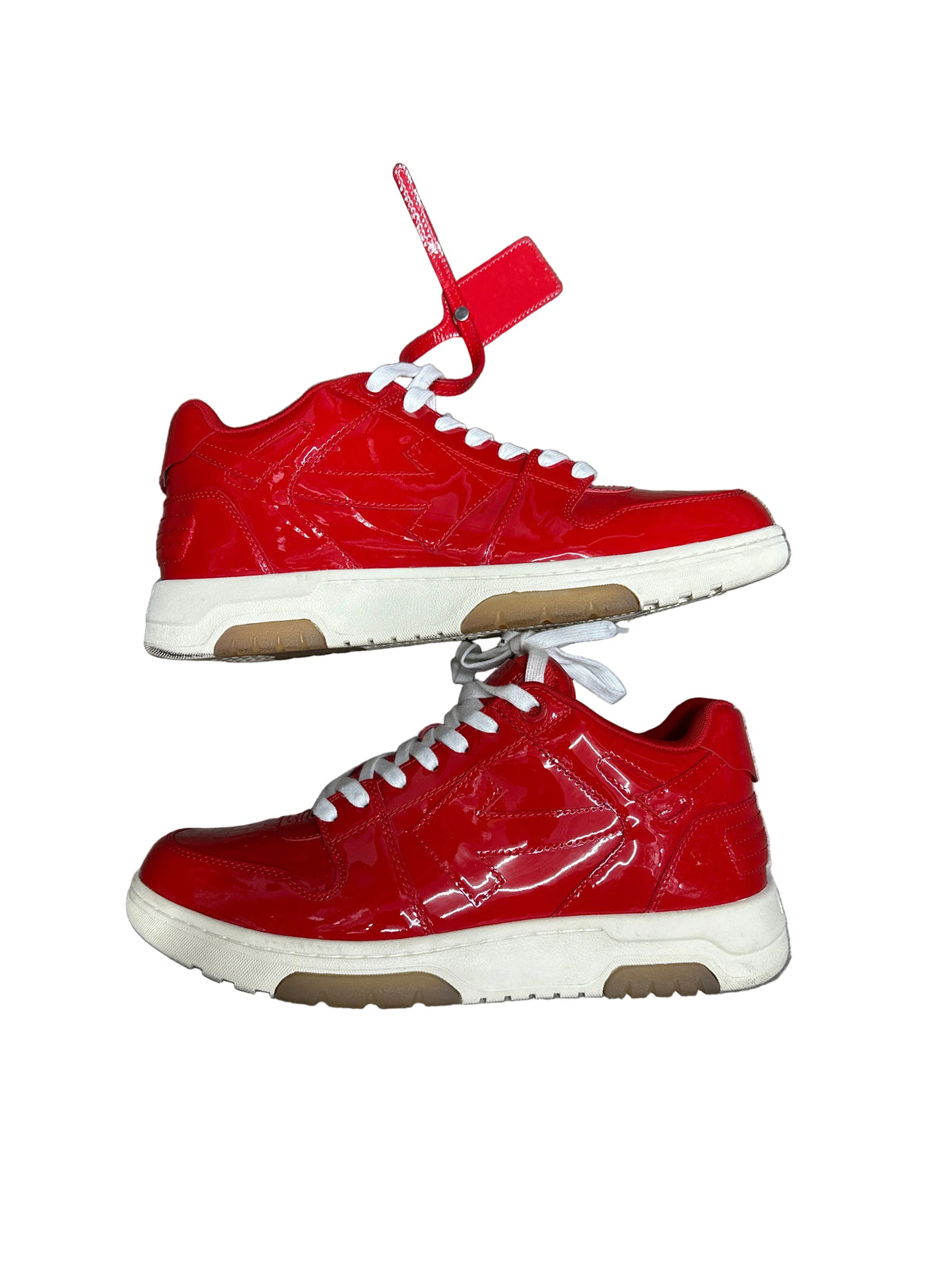 Off White Out of Office Patent Red Preloved