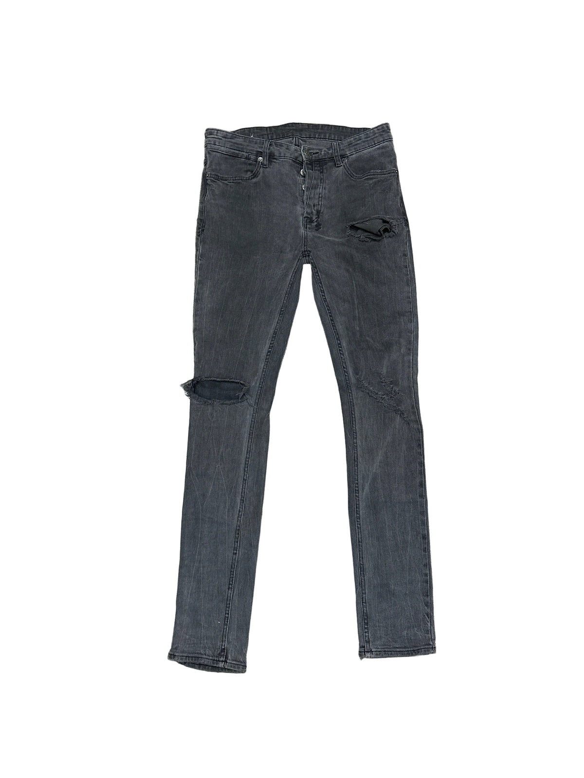 Ksubi Grey Jeans Distressed Preloved
