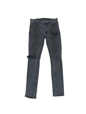 Ksubi Grey Jeans Distressed Preloved
