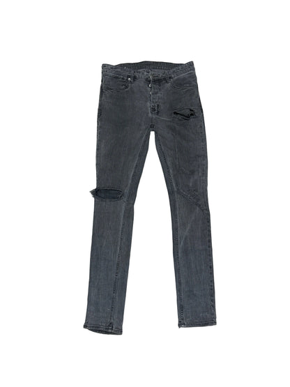 Ksubi Grey Jeans Distressed Preloved
