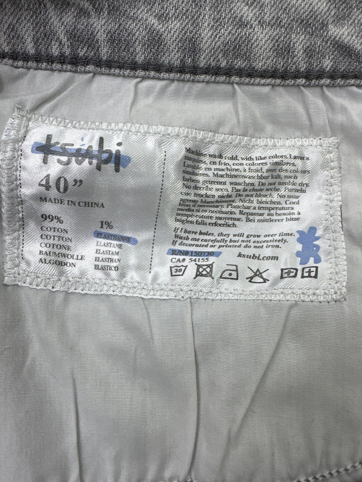 Ksubi Jeans Washed Grey Preloved