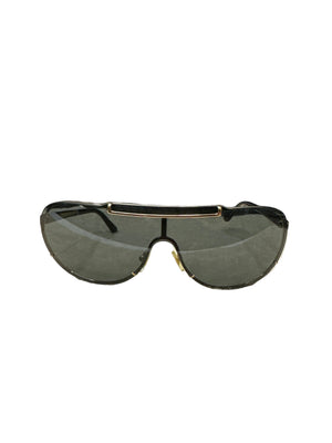 Versace Shield Glasses Blk/Gold Preloved