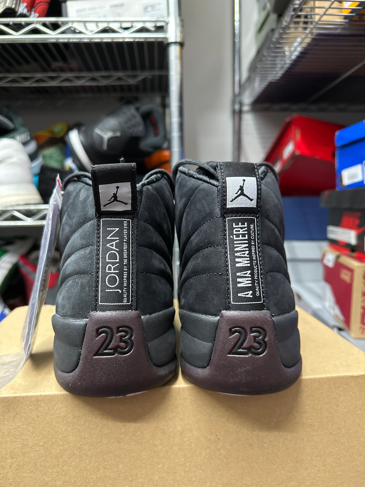 A Ma Maniére x Air Jordan 12 Black/Burgundy New