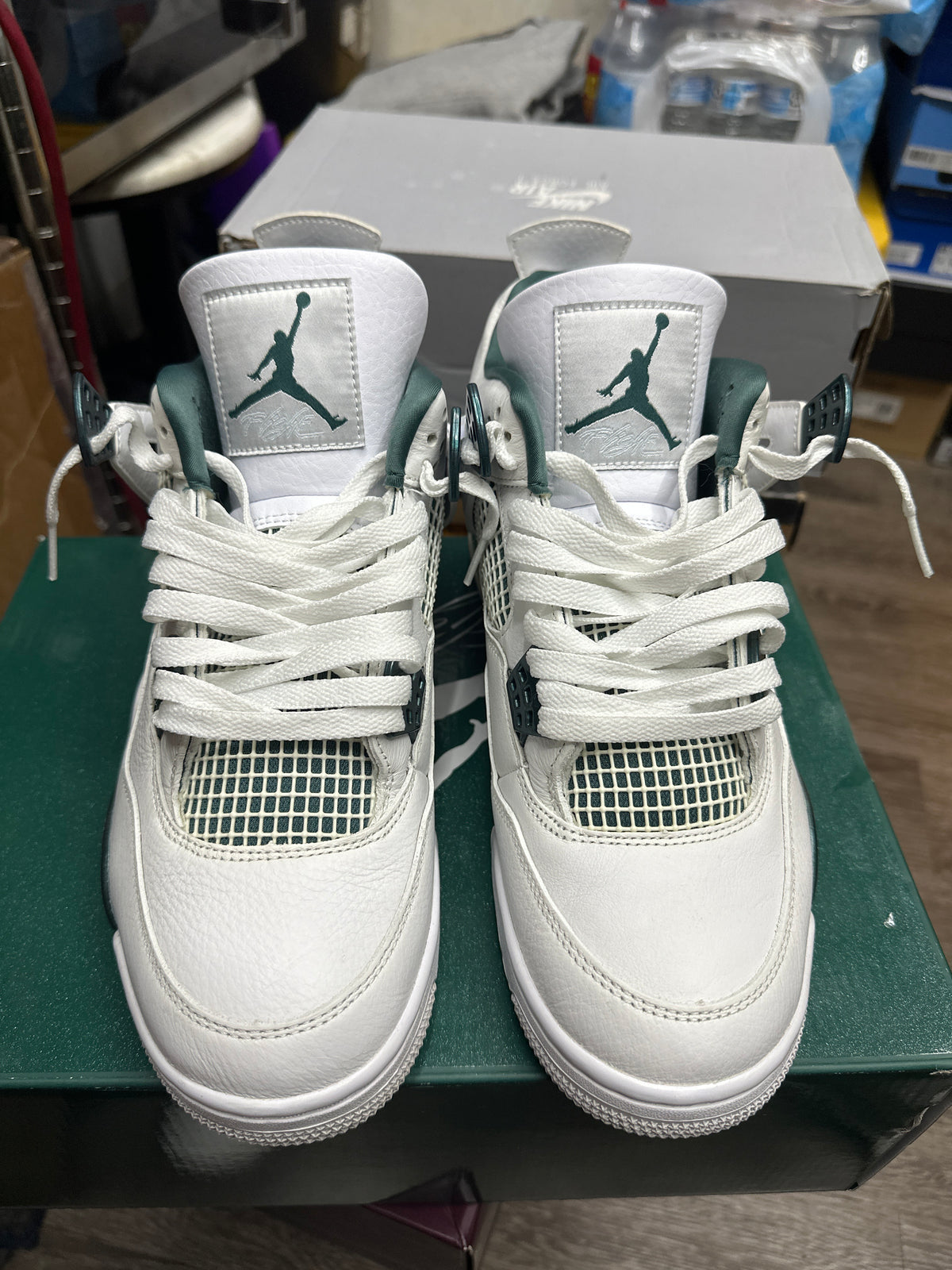 Jordan 4 Oxidized Green Preloved Size 10