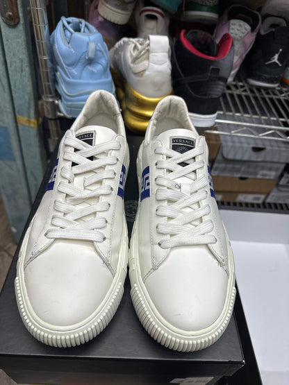 Versace Greca Low White/ Blue Preloved
