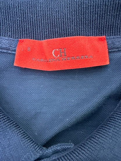 Carolina Herrera Polo Shirt Navy Preloved