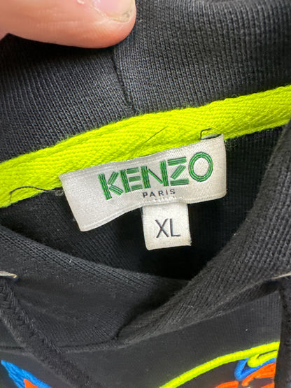 Kenzo Tiger Hoodie Black/Multi Preloved