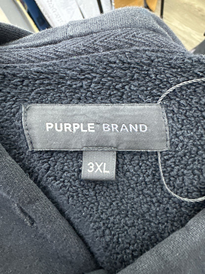 Purple Brand Cutout Wordmark Hoodie Preloved