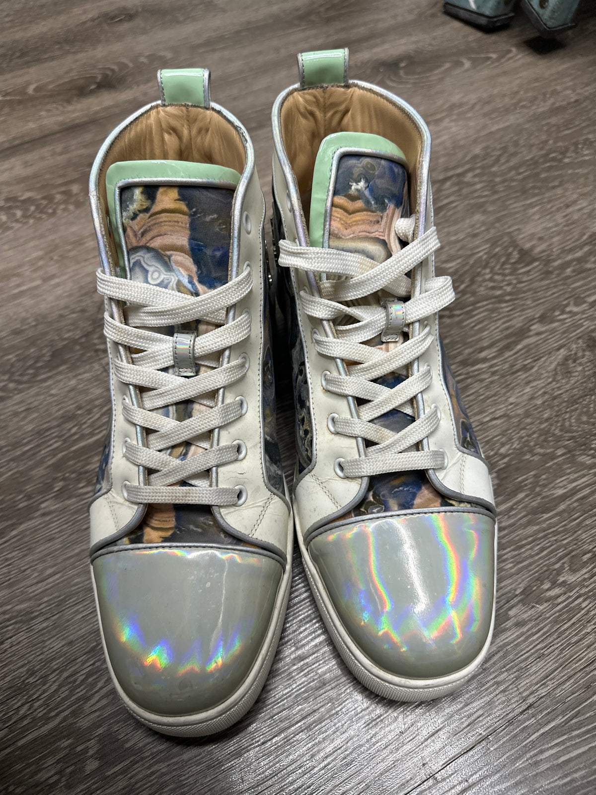 Christian Louboutin Louis Flat High Marble Preloved