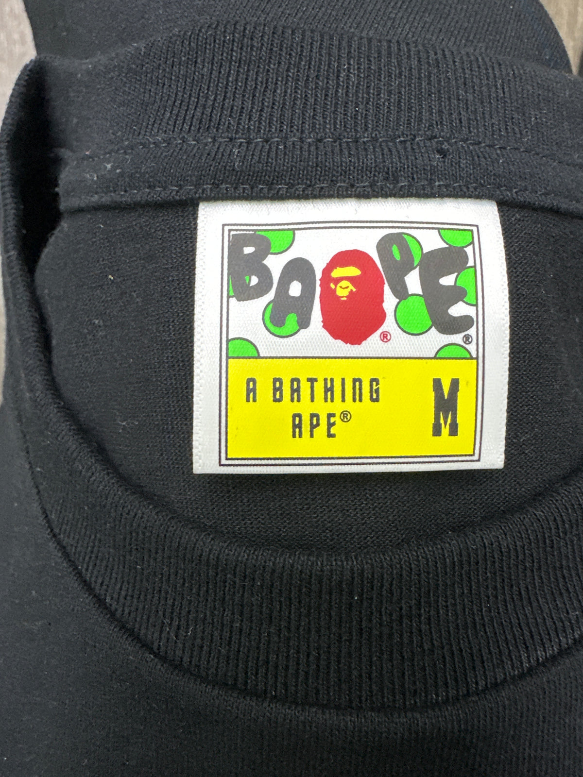 Bape Yellow 1st Camo Tee New