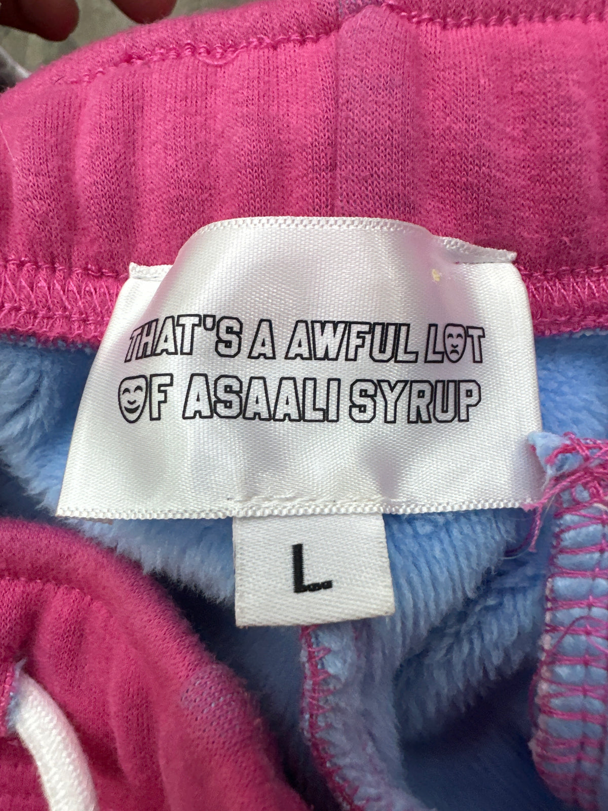 ALOCS x ASAALI Bubblegum Guts Cart Sweats Preloved