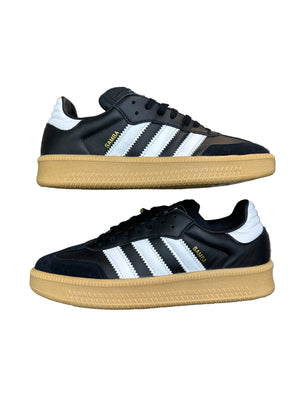 New Adidas Samba XLG Black W/ Gum Bottom