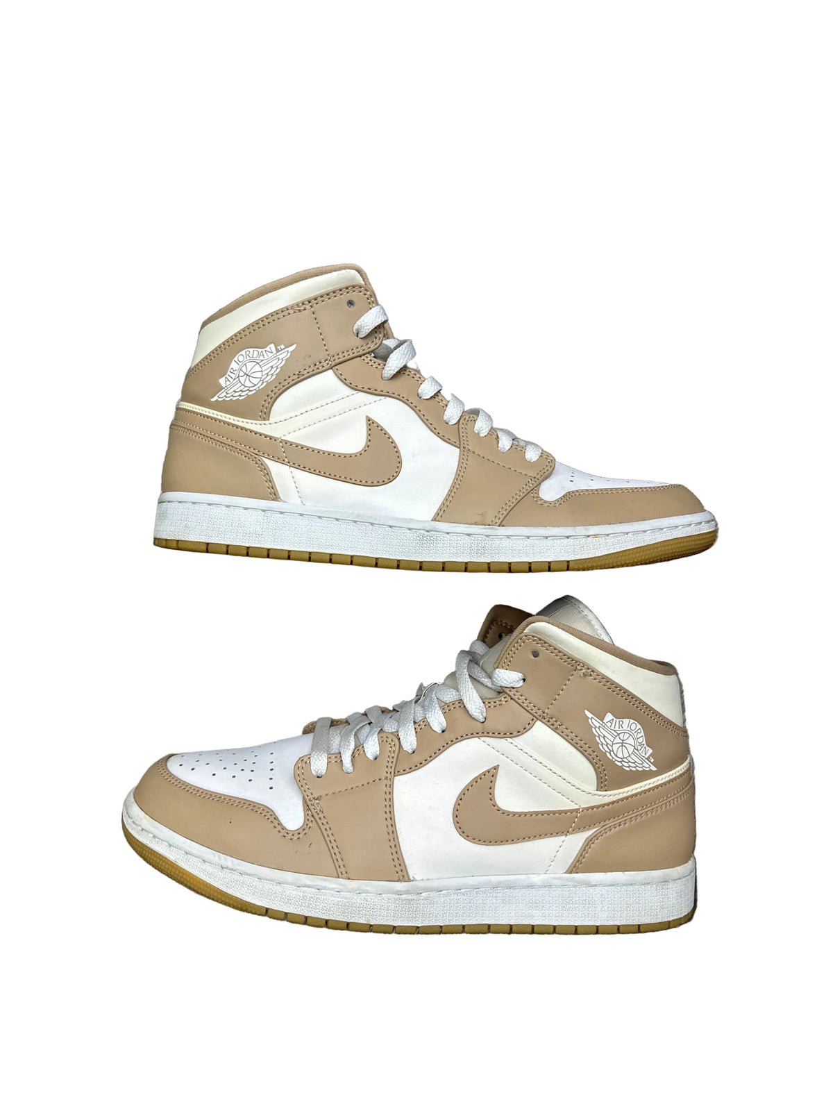 Jordan 1 Mid Tan Gum Sz 11.5 Preloved