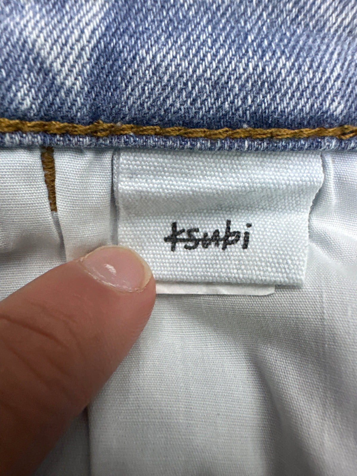 Ksubi Jeans Light Wash Knee Blowout Preloved
