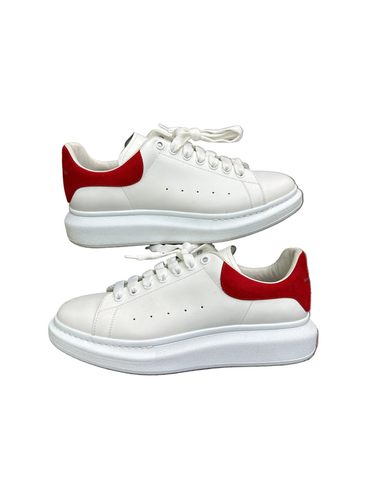 Alexander McQueen White/Red Preloved Size 45