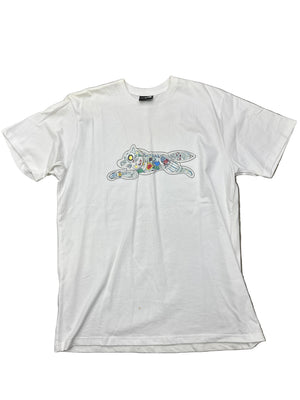ICECREAM Robot Dog Tee White Preloved