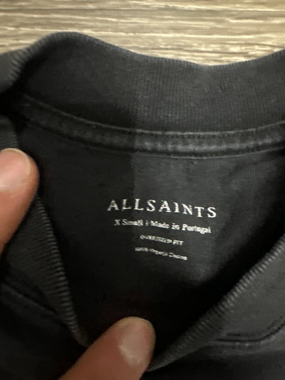 All Saints Black Classic T-Shirt Preloved