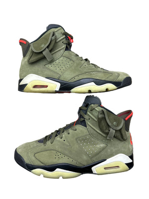 Travis Scott x Jordan 6 Olive Preloved