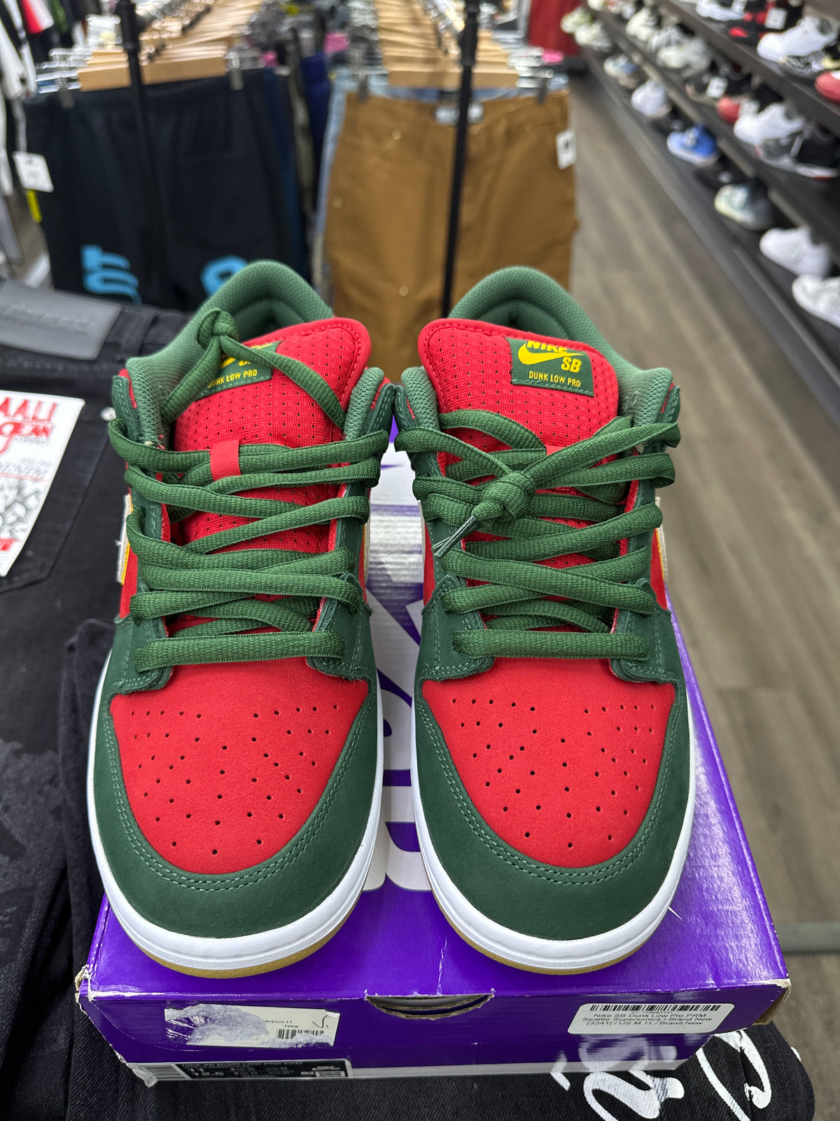 Nike SB Dunk Low PRM Seattle SuperSonics New