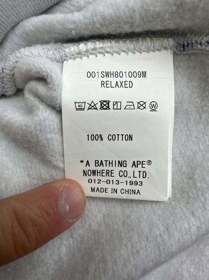 BAPE STA Crewneck Light Grey Preloved