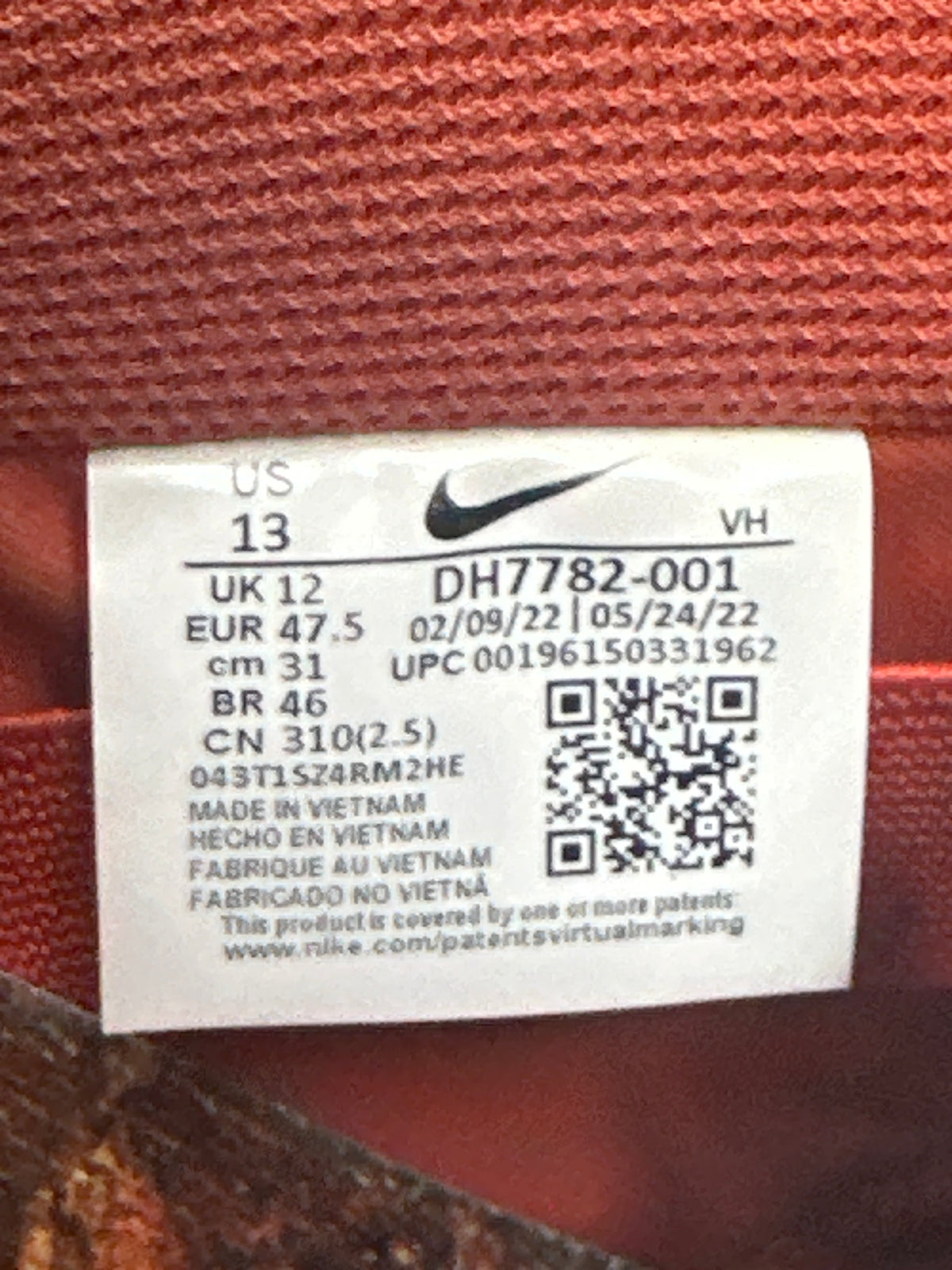 Nike SB Dunk Low Crushed D.C. Preloved