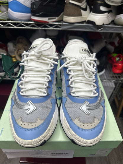 Off-White Odsy-2000 Silver Tone Sky Blue Preloved Size 10